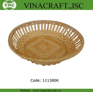 Cesta de almacenamiento de bambú barata, cesta de bambú tejida en Vietnam, cesta de almacenamiento de bambú tejida vietnamita - Product Image 3