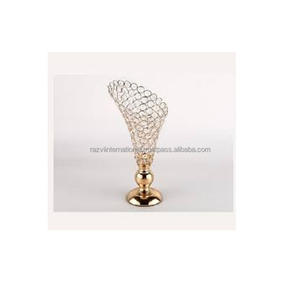 Grand bougeoir de pièce maîtresse fait main décoratif en cristal pour mariage et décoration de la maison - Product Image 4