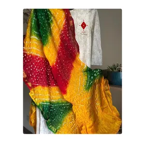 Bulk Exporter of New Digital Printed Bandhani Dupatta