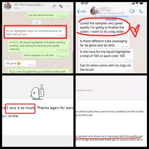 2024 оптовая продажа, веганский Водонепроницаемый Косметический Хайлайтер для лица, светящийся с собственной торговой маркой, 7 видов цветов жидкий Хайлайтер для лица - Product Image 6