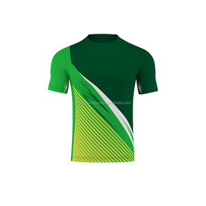 Camisetas de fútbol personalizadas para hombre, uniformes, traje de entrenamiento de fútbol, camiseta de manga corta a rayas - Product Image 4