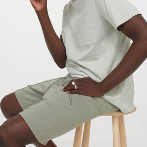 Wholesale Men Custom Cotton Blank Gym Jogger Sweat Shorts - Product Image 3