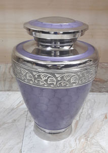 Urnas funerarias de cremación de latón Milano para adultos, urna para cenizas humanos, orejeras conmemorativas - Product Image 2