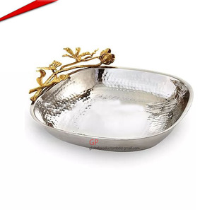 Decorative Eco Friendly Golden Leaf Bowl - Product Image 6