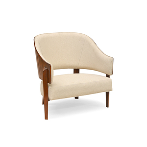 Magis Armchair Upholstered Chair with <b>Stool</b> Modern Elegant Design Living Room Bedroom Home Hotel Furniture - Product Image 1