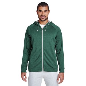 Veste coupe-vent d'hiver pour homme personnalisée avec capuche et fermeture éclair en coton/polyester, affichant le logo de la marque, service OEM disponible - Product Image 3