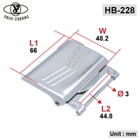 HB-228 polissage zinc serrures en métal matériel pour flightcase MIT YC fabricant direct serrures & clefs rohs vente chaude petit