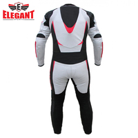 Combinaison de moto en cuir véritable sur mesure pour la course et la conduite