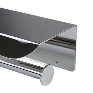 Porte-rouleau de papier de soie fait à la main couleur noire revêtement en poudre Design antique salle de bain porte-serviettes mural à prix raisonnable - Product Image 5