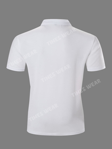 Polo de manga corta de alta calidad para hombre, Camiseta 100% de algodón de secado rápido, tejido de punto, decoración con botones, talla XL - Product Image 3