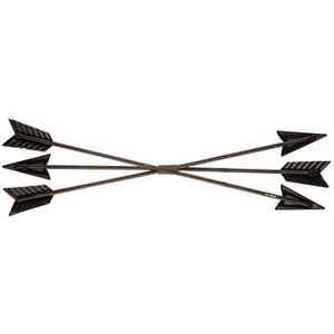 แผ่นโลหะตกแต่งผนังรูปลูกศรคู่แบบหนา  งานเหล็กดัดหายาก  แผ่นโลหะตกแต่งผนังเหล็กดัด  ผลิตภัณฑ์สั่งทำพิเศษ  งานศิลปะติดผนัง - Product Image 6