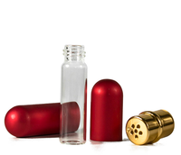 Diffuseur de roseaux en aluminium d'huile essentielle de bouteille d'aromathérapie de 5ml avec la bande de coton