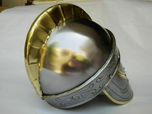 Armadura alemana medieval portátil, Rey romano, réplica vikinga de casco alemán - Product Image 5