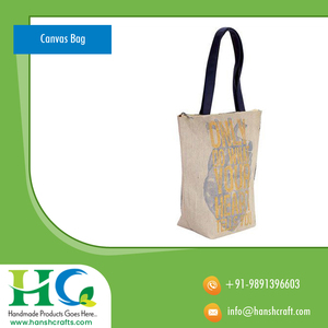 Bolsa de compras de lona de algodón impresa ecológica de alta calidad con mango de tamaño extra grande disponible al mejor precio - Product Image 4