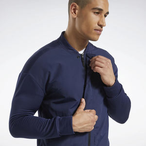 Chándal de invierno tricot de poliéster de alta calidad para hombre, chándal de entrenamiento liso de estilo informal con cuello levantado y cremallera para niños - Product Image 4