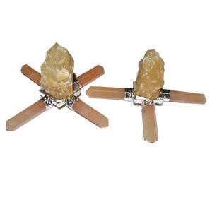 Générateur d'énergie Chakra artisanal en pierre semi-précieuse avec pierre précieuse de générateur d'énergie d'étoile Merkaba - Product Image 6