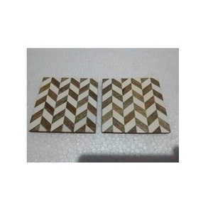 Ensemble de dessous de verres à café de luxe moderne, incrustation d'os, pour boisson, à la mode, tendance, meilleures ventes - Product Image 3