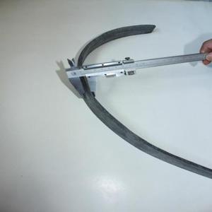 Plaque de fabrication d'arc en corne de buffle de haute qualité 100% naturelle de la marque NOORBABA, sablée, polie et brute, style animal - Product Image 4