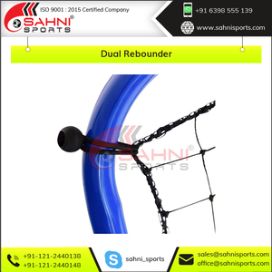Professional Dual Soccer Rebound <b>Trainer</b> Heavy-Duty Steel Football Rebound Net Premium Dual Rebound Soccer <b>Trainer</b> - Product Image 3