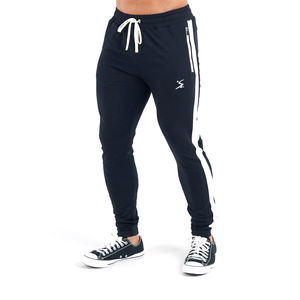 2021 nouveauté hommes décontracté coton pantalons de survêtement taille moyenne 4 voies Stretch entraînement Joggers OEM Service disponible - Product Image 4