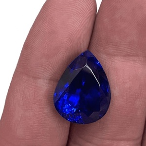Piedra Natural de tanzanita en forma de pera, pavo real de alta calidad, color azul, perfectamente hecha, 22,00 quilates, gema, de Sadiya internacional - Product Image 1