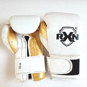Guantes de Boxeo de Cuero RXN BG-11 de 10oz/12oz/14oz/16oz con Cierre, Ligeros, Profesionales, Personalizados y Cómodos - Product Image 1