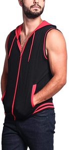 Hot Selling <b>Mens</b> Fitness <b>Sleeveless</b> <b>Hoodies</b> Custom Gym Wear Sweatshirts <b>sleeveless</b> <b>hoodies</b> - Product Image 4