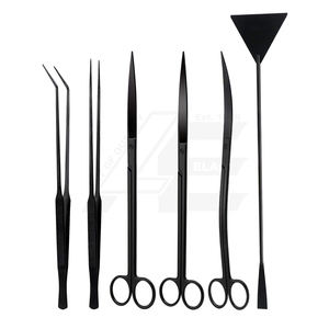 Juego de Herramientas para Acuarios 6 en 1 de Acero Inoxidable 2026, Pinzas, Tijeras, Espátula, Herramientas de Limpieza y Paisajismo para Plantas Acuáticas - Product Image 1