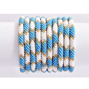 Pulsera de cuentas de Nepal para niños Estilo bohemio Rollo en forma de bola Aniversarios de budismo religioso Múltiples modelos - Product Image 6