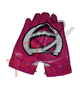 Gants d'équipe de Football, collants, professionnelle, noir et rouge, incrustés - Product Image 5