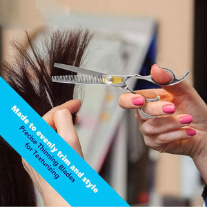 Tijeras de corte de pelo para salón, herramientas de peluquería de 9 pulgadas, acero inoxidable, bajo precio - Product Image 3