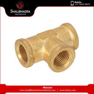 Technique de coulée du fabricant de raccord de tuyau mâle en T en laiton pur haute pression de nouvelle conception - Product Image 6