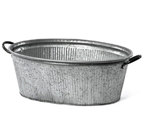 Cheap Wholesale Antique Large Zinc Metal Wrought Iron Flower Pots Planters Outdoor Garden Decor Set of 3 - Product Image 5