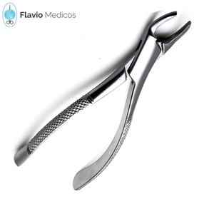 High Quality <b>Extracting</b> Tooth Forceps Three Root On Side Stainless Steel Dental Instruments - Product Image 3