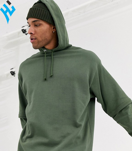 Alta calidad bordado OEM ropa sudaderas con capucha personalizado al por mayor moda Sudadera con capucha de gran tamaño para los hombres Custom Vintage Street HOODIE - Product Image 2