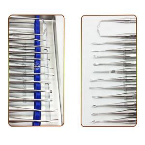 Elevadores de raíces dentales con logotipo personalizado, instrumento Dental de acero inoxidable CE, PDL, implante de luxación, herramienta de puntas precisos quirúrgicas, 13 Uds. - Product Image 5