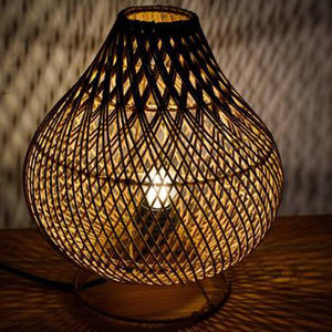 Lampe de Table en rotin, Style traditionnel ethnique, vente en gros au Vietnam - Product Image 5