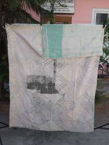 แคนธาวินเทจคุณภาพสูงที่มีดีไซน์สารีหลายชั้นและอุปกรณ์เย็บปักถักร้อยเฟอร์นิเจอร์ตกแต่งบ้านและออกแบบเสื้อผ้าใหม่โดยใช้ gudari - Product Image 2