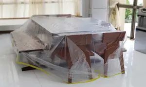透明保護家具テーブルプラスチックカバーマスキングフィルムロール防塵フィルム