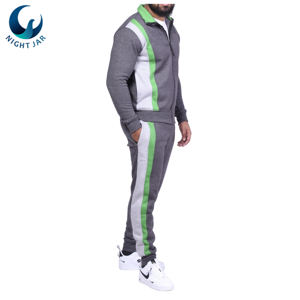 Vente en gros d'usine, survêtement en molleton à deux pièces pour homme, coupe ajustée, logo personnalisé, design imprimé, hiver - Product Image 2