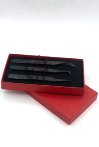 ที่ต่อขนตาปลอมพลาสม่าสีดำขนาด45องศาทำจากเส้นใยนาโนปลายสแตนเลสอุปกรณ์เสริมความงาม - Product Image 6