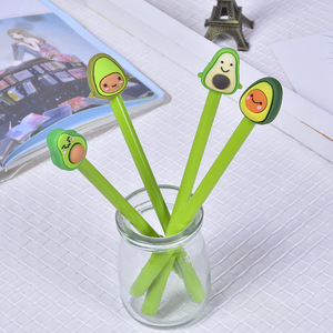 Bolígrafo de Gel Kawaii Suave con Diseño de <span class=keywords><strong>Aguacate</strong></span> para Estudiantes - Product Image 1