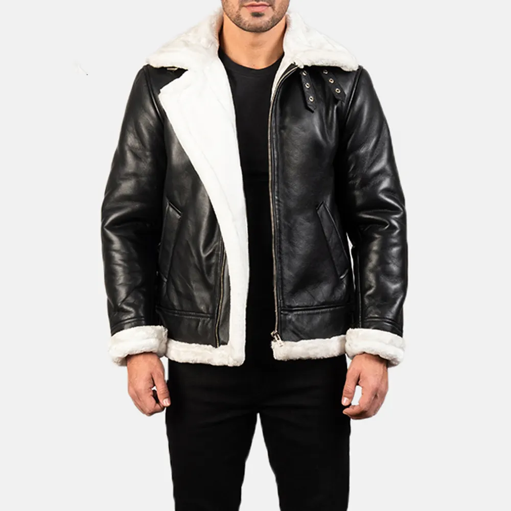 New Thick Leather Jacket Mens Winter Autumn Men's Jacket Fashion Warm Coat Male Brand Clothing