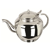Théière en acier inoxydable avec bec en col de cygne, 1.2 litres