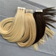 Extensiones de cabello natural recto doble cutícula alineada cinta virgen para mujeres vendedores de cabello humano ofrecen extensiones de cabello - Product Image 3