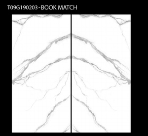 Azulejos de mármol para el hogar, porcelana vitrificada con superficie antideslizante con acabado metálico, 1200x2600mm - Product Image 2