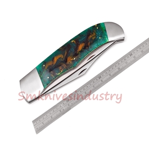 Xyj couteau pliant géant fait à la main, magnifique couteau à double lame (smk1604) - Product Image 6