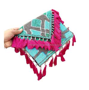 Bolso de mano de fiesta para mujer, bolsa de mano estilo bohemio, gitano, indio, venta al por mayor - Product Image 6