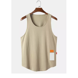 Camiseta sin mangas informal personalizada para hombre, nuevo diseño con tejido de punto estampado, orientada a la exportación desde Bangladesh - Product Image 1