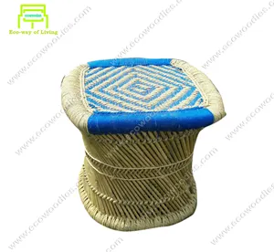 Phân hiện đại Ottoman bãi biển Ngoài trời chân Phân thanh lịch wicker Ottoman Phân xương Inlay giao diện điều khiển